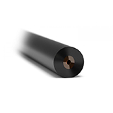 PEEKsil™ Tubing Black 1/32" OD x 75µm ID Black 20cm - 2 pack